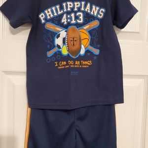 Navy 2-piece short set